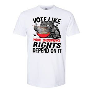 Cats Vote Like Your Daughters Rights Depend On It Softstyle CVC T-Shirt