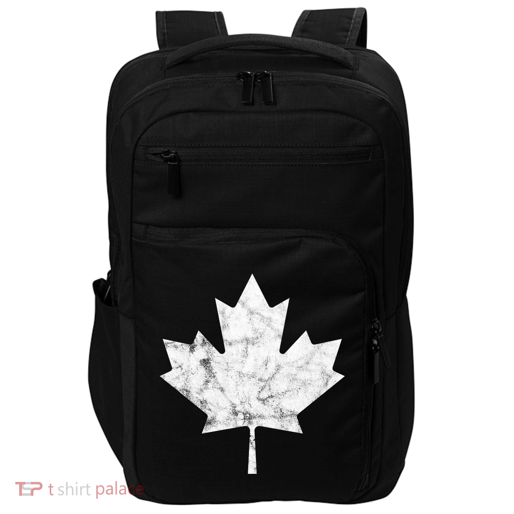 Canada Vintage Leaf Impact Tech Backpack