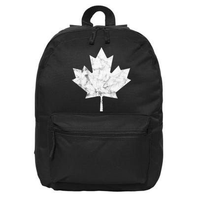 Canada Vintage Leaf 16 in Basic Backpack