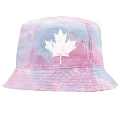 Canada Vintage Leaf Tie-Dyed Bucket Hat