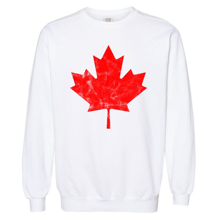 Canada Vintage Leaf Garment-Dyed Sweatshirt