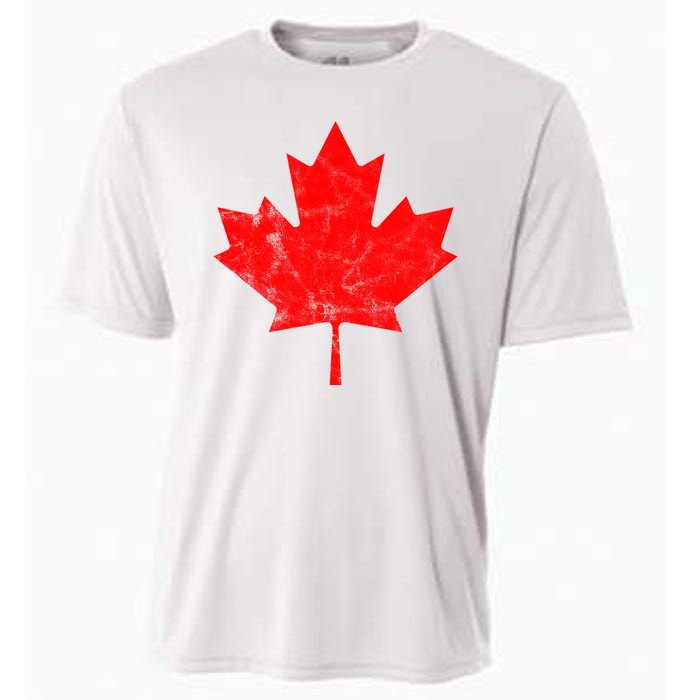 Canada Vintage Leaf Cooling Performance Crew T-Shirt