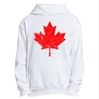 Canada Vintage Leaf Urban Pullover Hoodie