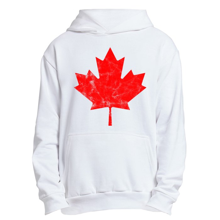 Canada Vintage Leaf Urban Pullover Hoodie