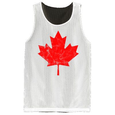 Canada Vintage Leaf Mesh Reversible Basketball Jersey Tank