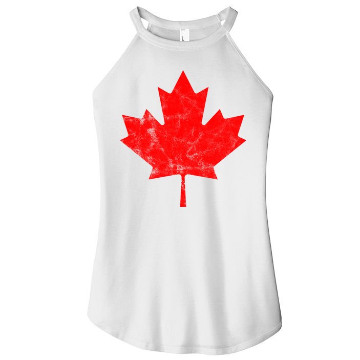 Canada Vintage Leaf Women's Perfect Tri Rocker Tank