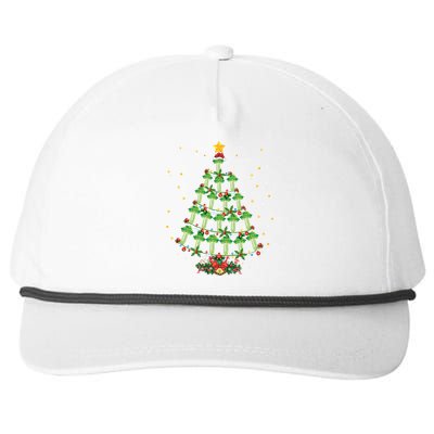 Celery Vegetable Lover Xmas Santa Hat Celery Christmas Tree Gift Snapback Five-Panel Rope Hat