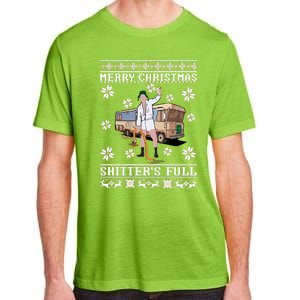 Christmas Vacation Merry Christmas Shitters Full Christmas Ugly Adult ChromaSoft Performance T-Shirt