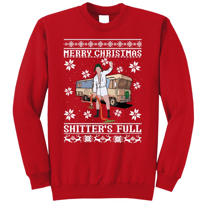 Christmas Vacation Merry Christmas Shitters Full Christmas Ugly Sweatshirt