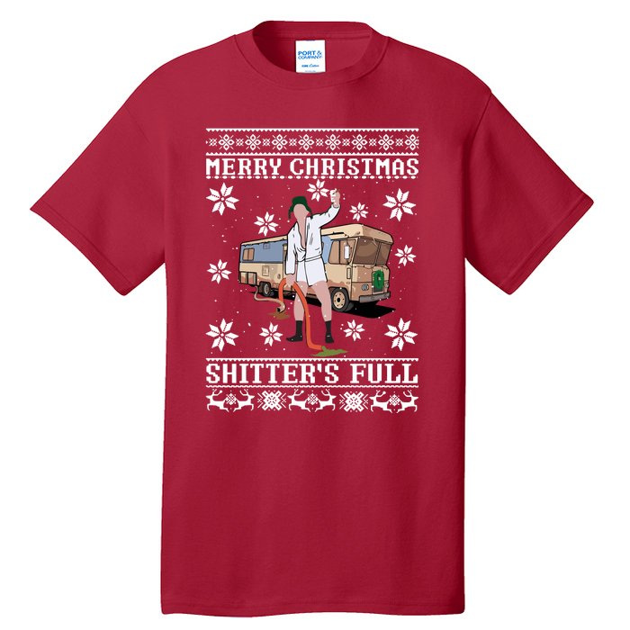 Christmas Vacation Merry Christmas Shitters Full Christmas Ugly Tall T-Shirt