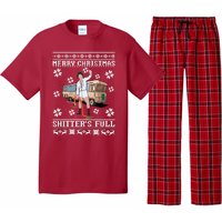 Christmas Vacation Merry Christmas Shitters Full Christmas Ugly Pajama Set