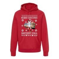 Christmas Vacation Merry Christmas Shitters Full Christmas Ugly Premium Hoodie