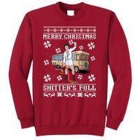 Christmas Vacation Merry Christmas Shitters Full Christmas Ugly Tall Sweatshirt