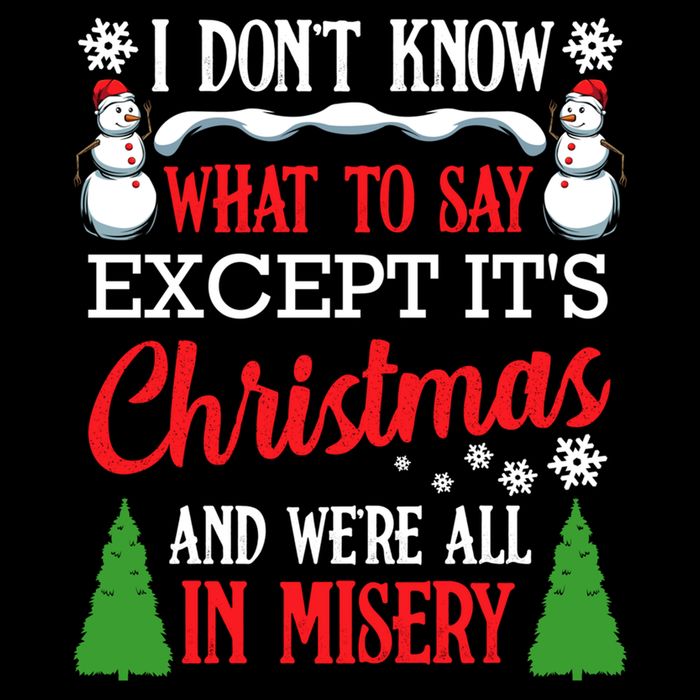 Christmas Vacation Misery Funny Xmas Santa Family Quotes Gift Cooling Performance Crew T-Shirt