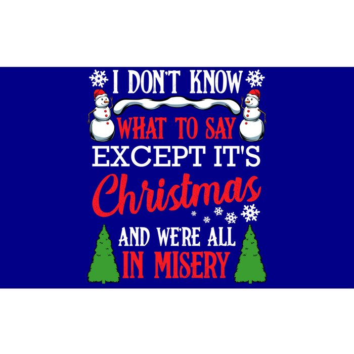 Christmas Vacation Misery Funny Xmas Santa Family Quotes Gift Bumper Sticker