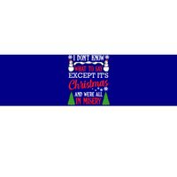 Christmas Vacation Misery Funny Xmas Santa Family Quotes Gift Bumper Sticker