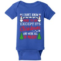 Christmas Vacation Misery Funny Xmas Santa Family Quotes Gift Baby Bodysuit