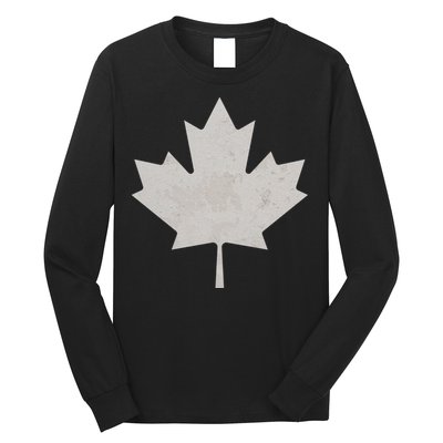 Canadian Vintage Maple Leaf Canada National Pride Flag Symbol Long Sleeve Shirt