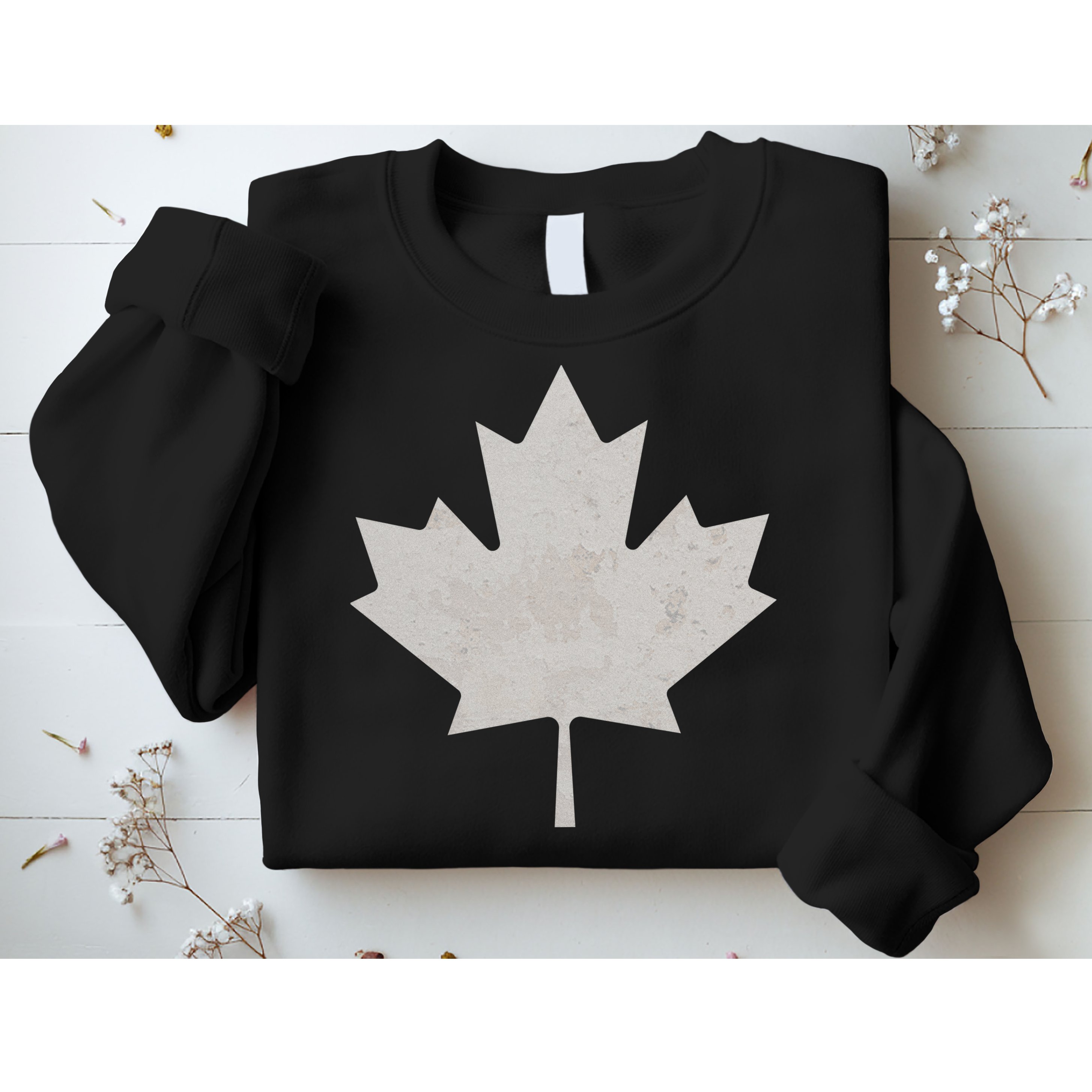 Canadian Vintage Maple Leaf Canada National Pride Flag Symbol Sweatshirt