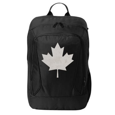 Canadian Vintage Maple Leaf Canada National Pride Flag Symbol City Backpack