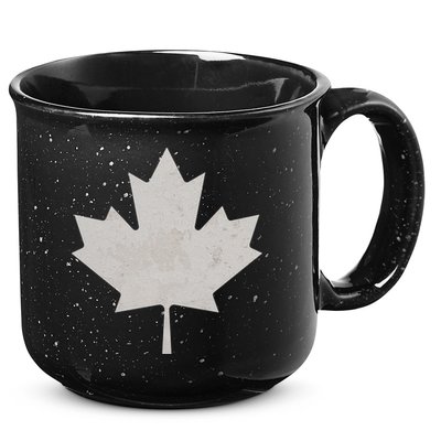 Canadian Vintage Maple Leaf Canada National Pride Flag Symbol 15oz Campfire Ceramic Mug