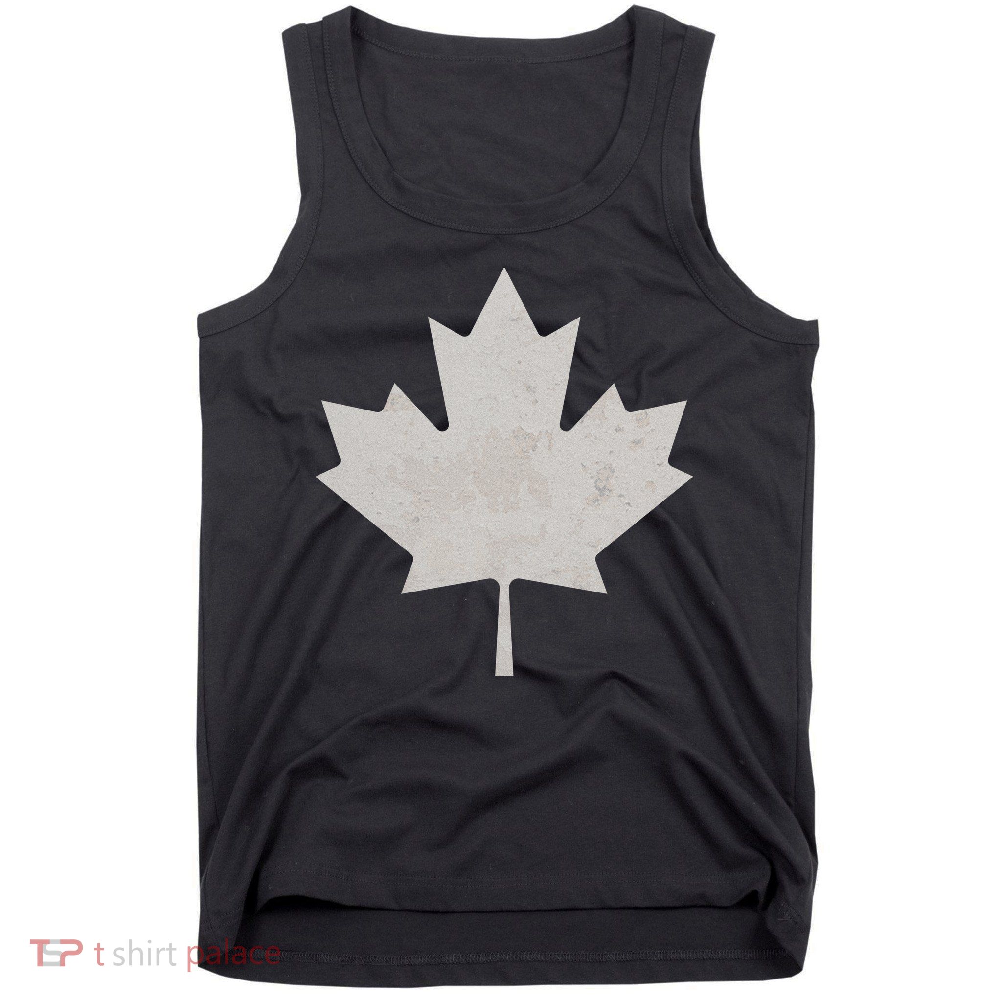 Canadian Vintage Maple Leaf Canada National Pride Flag Symbol Tank Top