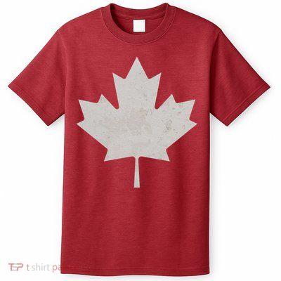 Canadian Vintage Maple Leaf Canada National Pride Flag Symbol T-Shirt
