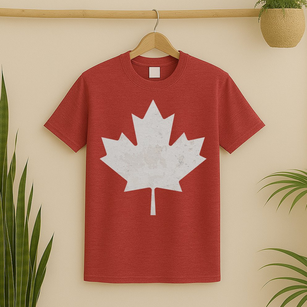Canadian Vintage Maple Leaf Canada National Pride Flag Symbol T-Shirt