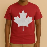 Canadian Vintage Maple Leaf Canada National Pride Flag Symbol T-Shirt