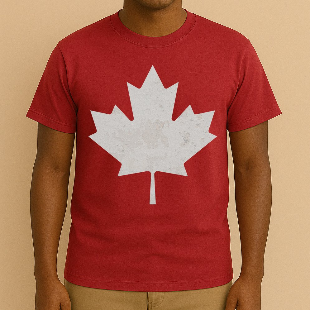 Canadian Vintage Maple Leaf Canada National Pride Flag Symbol T-Shirt