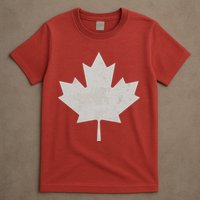 Canadian Vintage Maple Leaf Canada National Pride Flag Symbol T-Shirt