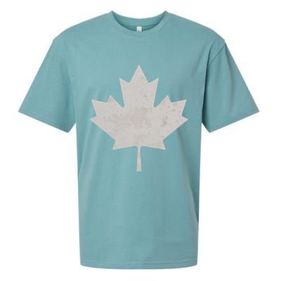 Canadian Vintage Maple Leaf Canada National Pride Flag Symbol Sueded Cloud Jersey T-Shirt