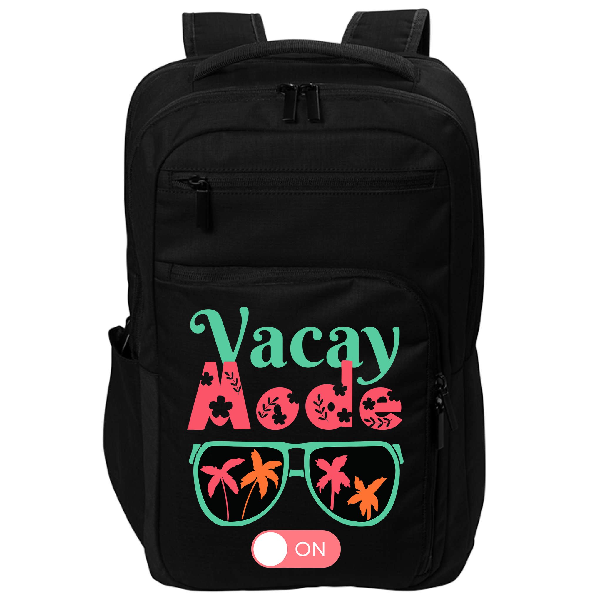 Cute Vacay Mode Summer On Funny Family Vacation Impact Tech Backpack