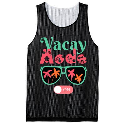 Cute Vacay Mode Summer On Funny Family Vacation Mesh Reversible Basketball Jersey Tank