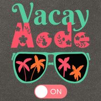 Cute Vacay Mode Summer On Funny Family Vacation Cotton Canvas Backpack