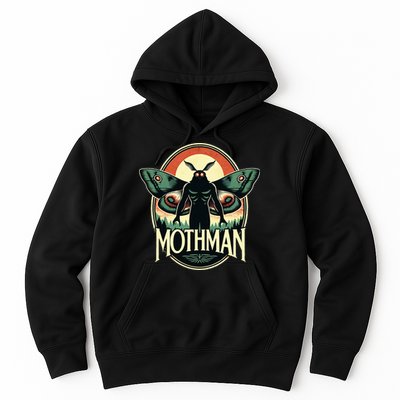 Cryptid Vintage Mothman Folklore Hoodie