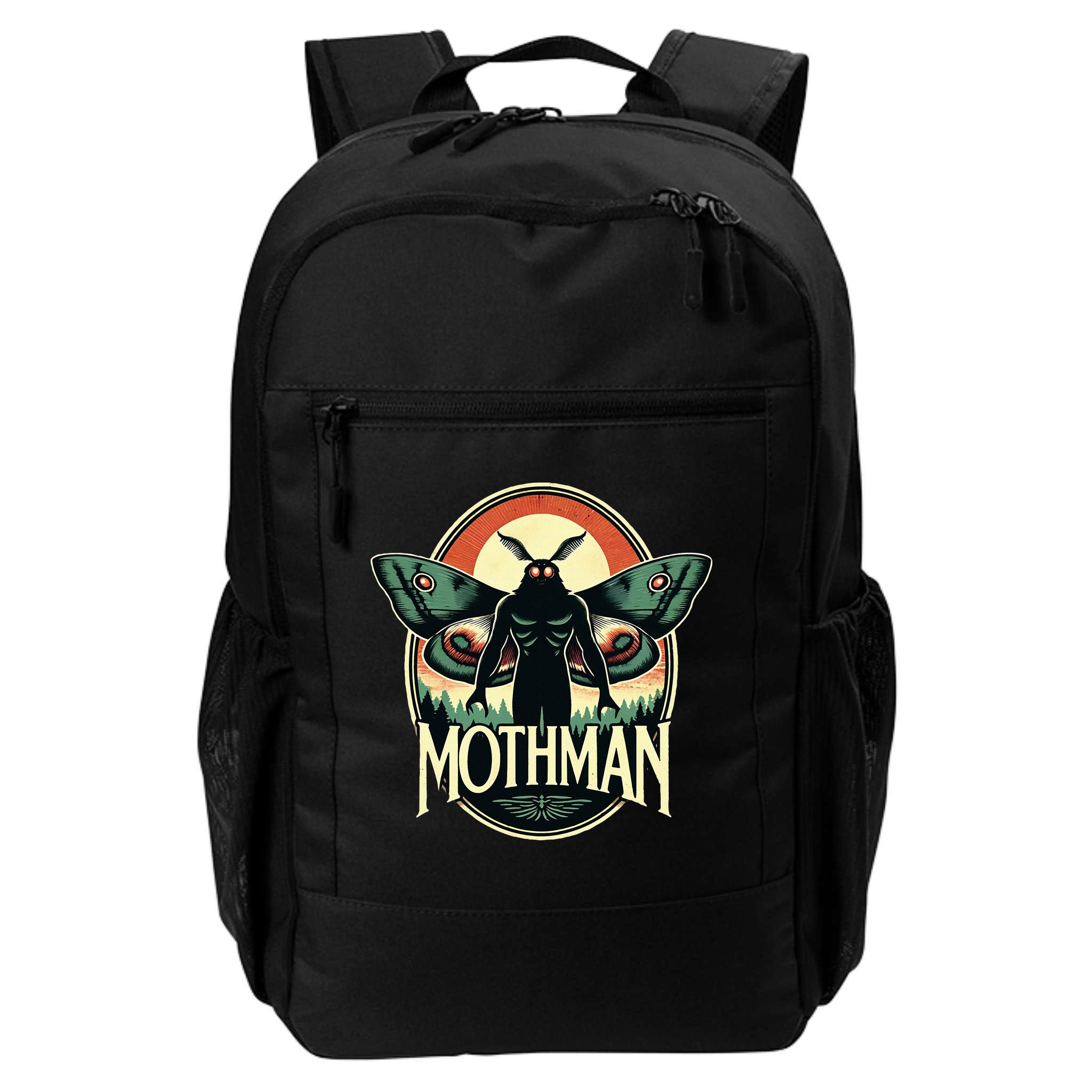 Cryptid Vintage Mothman Folklore Backpack