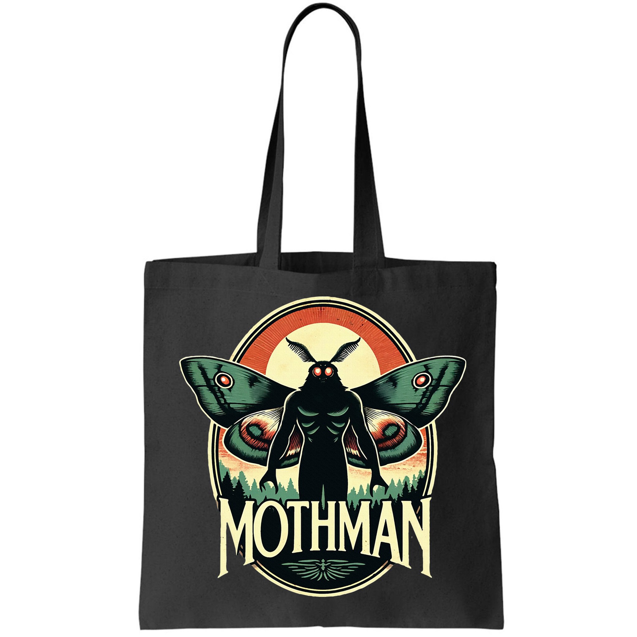 Cryptid Vintage Mothman Folklore Bag