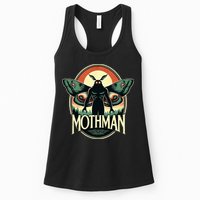 Cryptid Vintage Mothman Folklore Womens Tank Top