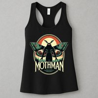Cryptid Vintage Mothman Folklore Womens Tank Top