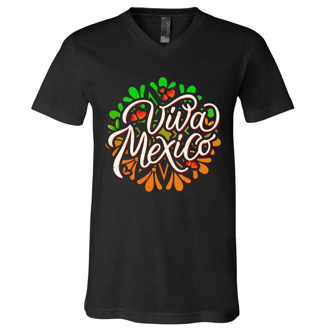 Cute Viva Mexico V-Neck T-Shirt