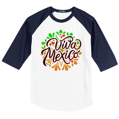 Cute Viva Mexico Baseball Sleeve Shirt