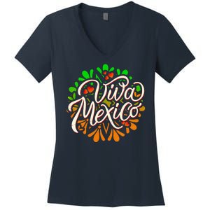 Cute Viva Mexico Women's V-Neck T-Shirt