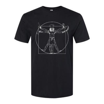 Chef Vitruvian Man Da Vinci Funny Cooking Gift Softstyle CVC T-Shirt