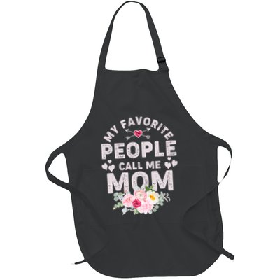 Cute Vintage My Favorite People Call Me Mom Apron