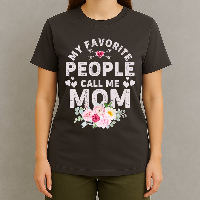 Cute Vintage My Favorite People Call Me Mom T-Shirt