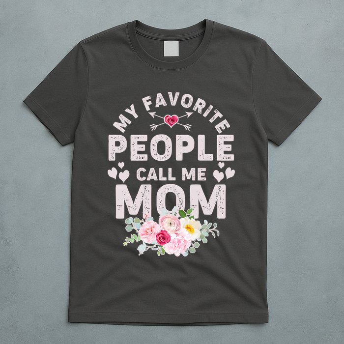 Cute Vintage My Favorite People Call Me Mom T-Shirt