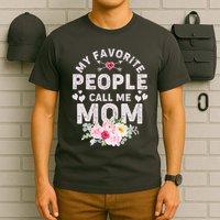Cute Vintage My Favorite People Call Me Mom T-Shirt