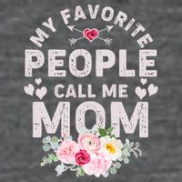 Cute Vintage My Favorite People Call Me Mom T-Shirt