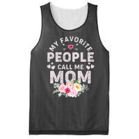 Cute Vintage My Favorite People Call Me Mom Mesh Reversible Basketball Jersey Tank